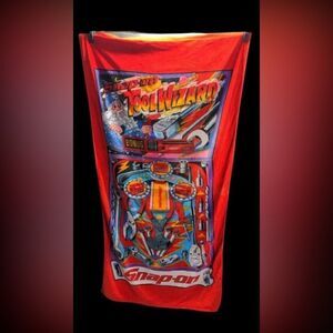Snap On Tools Beach Towel 1990’s Vintage ‘Tool Wizard’ Officially Licensed